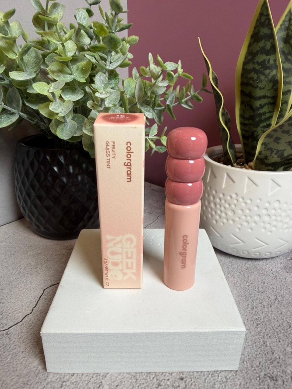 Fruity Glass Tint Lip Gloss - Pink